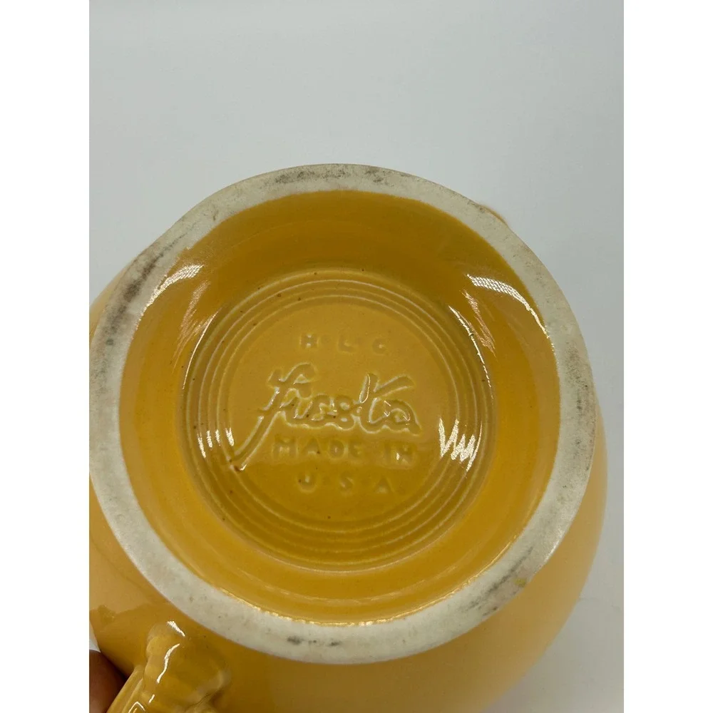 Fiesta HLC Yellow Teapot Replacement Body No Lid Made in USA